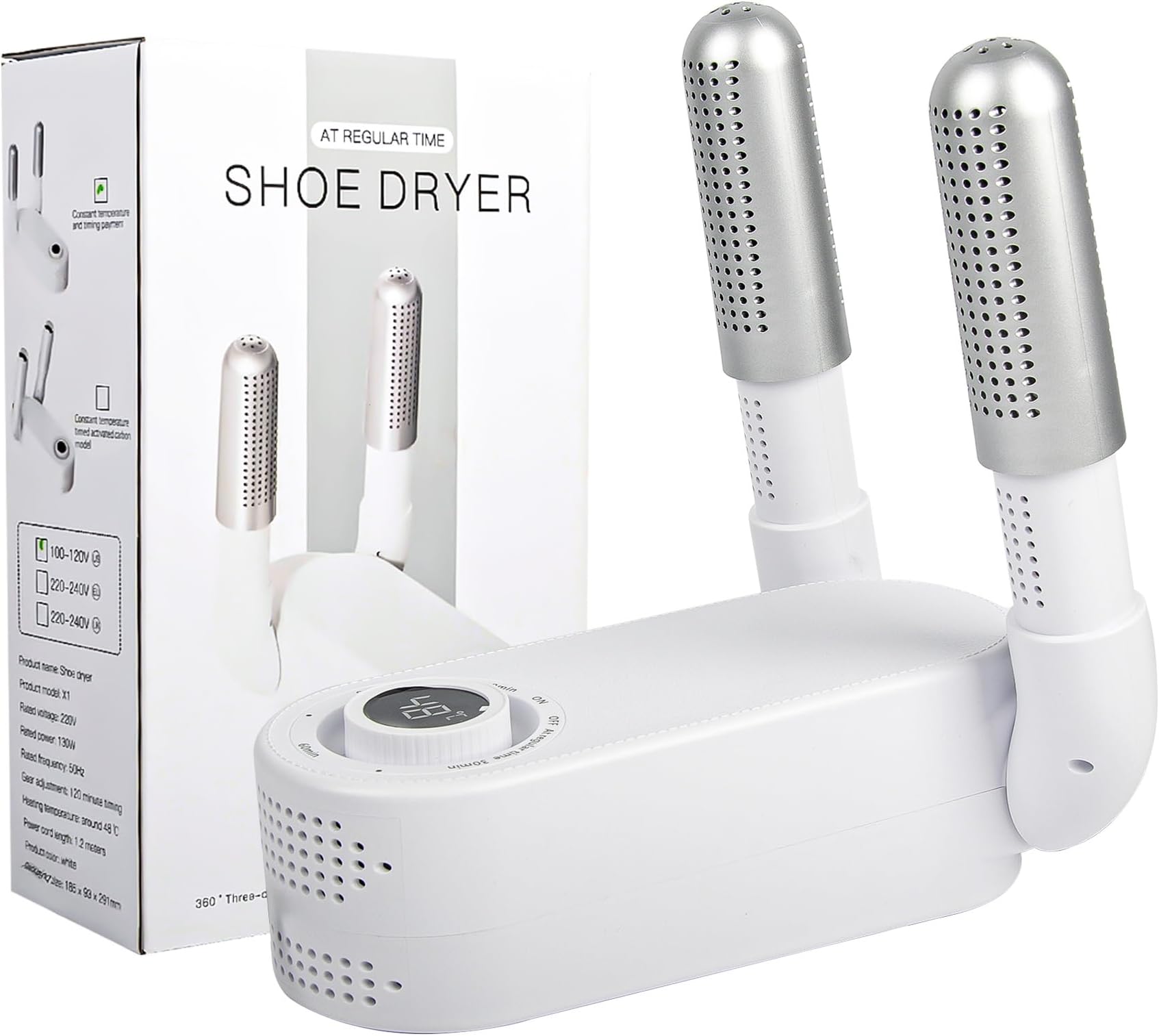 Shoe Dryer Intelligent Timer Adjustable